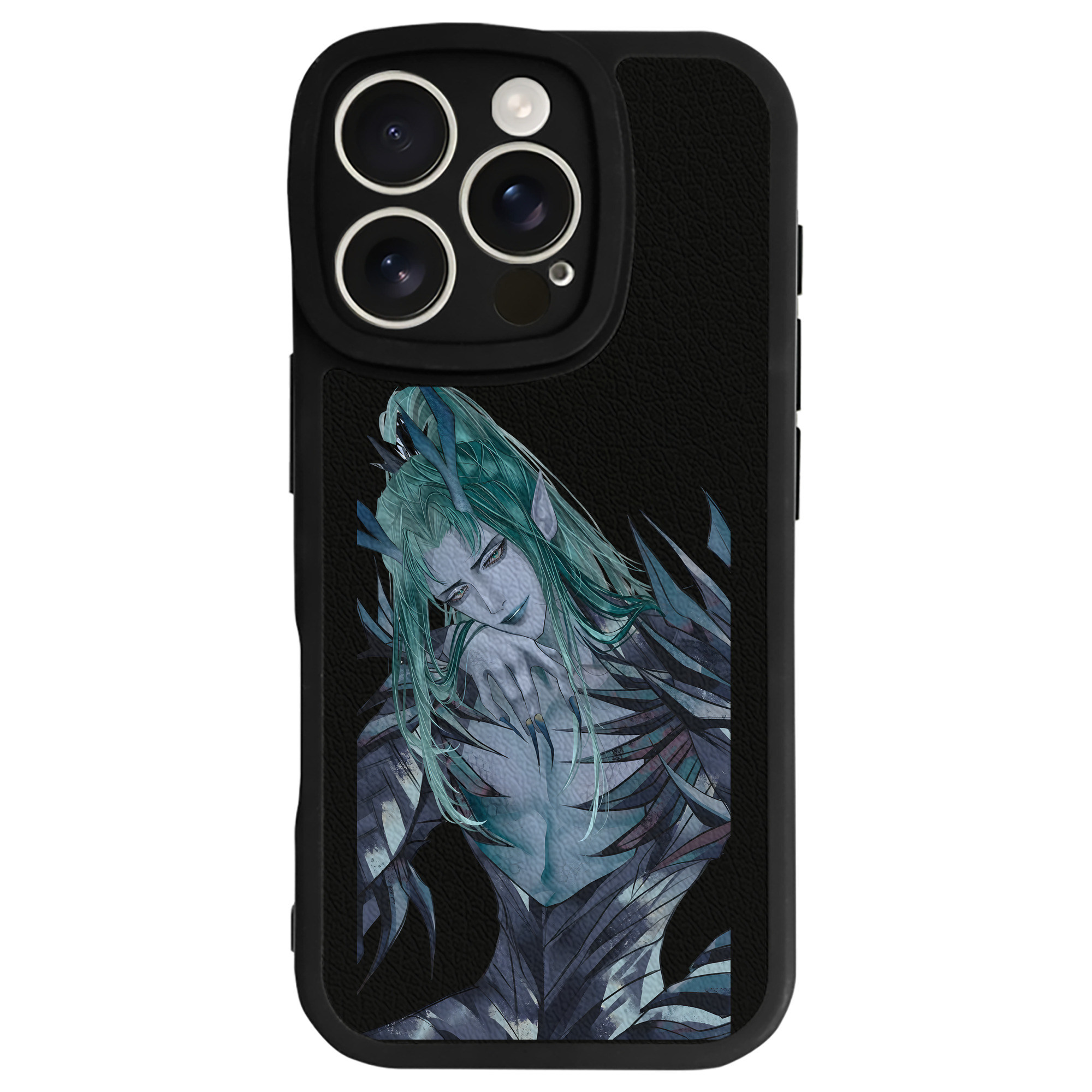 （画像用） Ne Zha 2 ナタ 魔童の大暴れ 【iPhone 16シリーズ対応】シリコンスマホケース（レザー調） 材質：シリコン